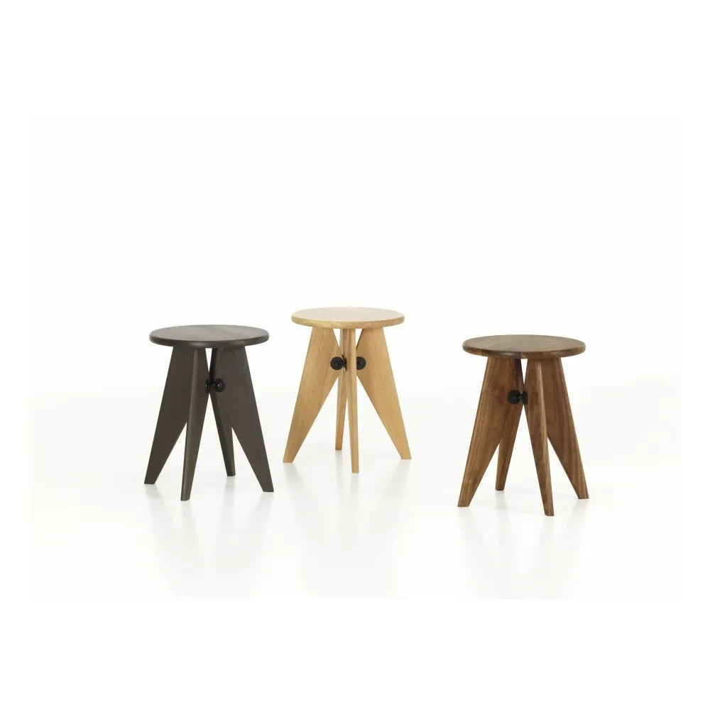 Vitra - Tabure de madera | Nogal