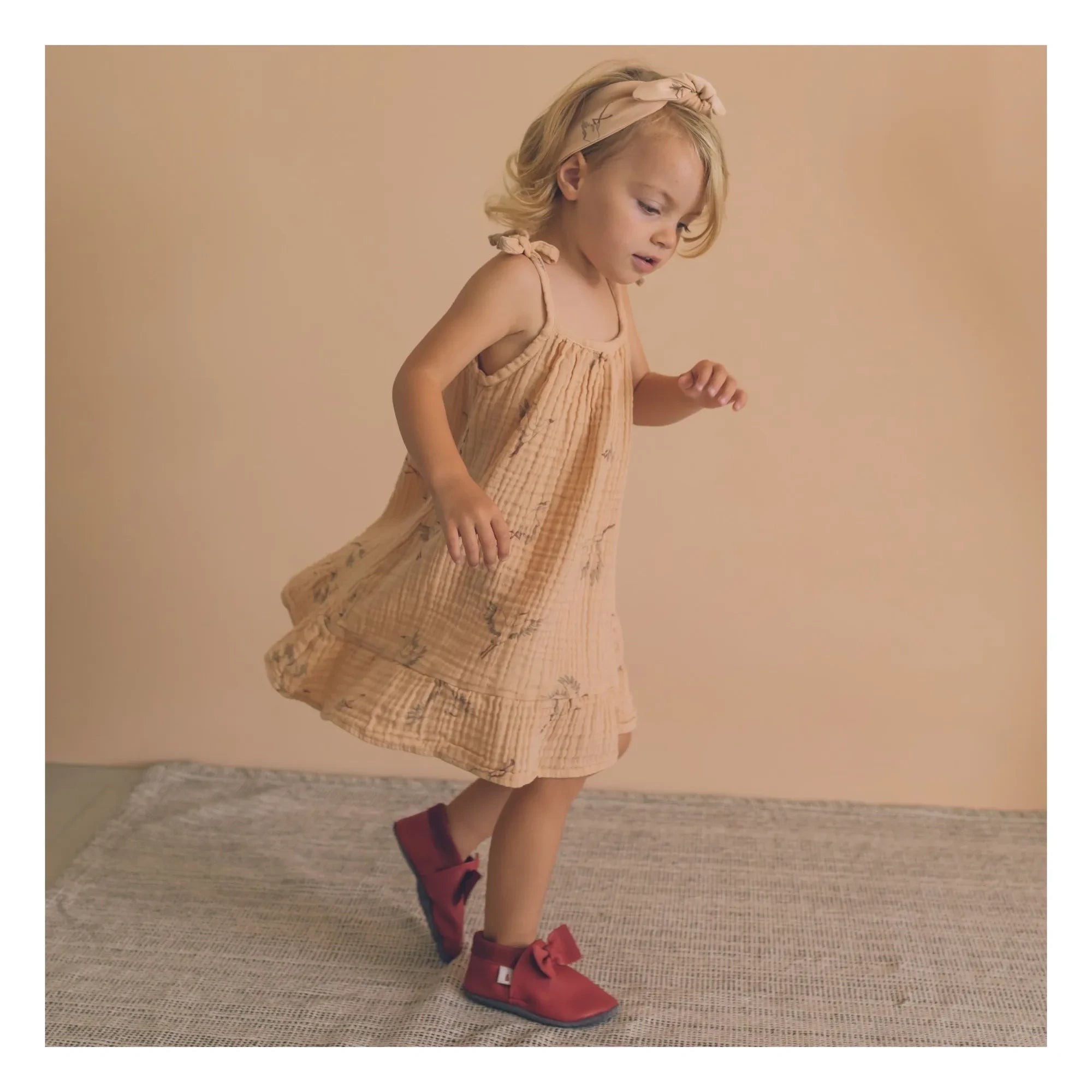 Baobaby - Pantuflas anudadas | Rojo cereza