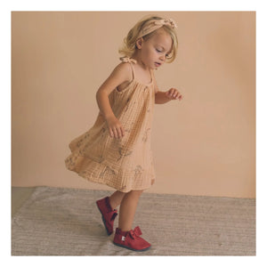 Baobaby - Pantuflas anudadas | Rojo cereza