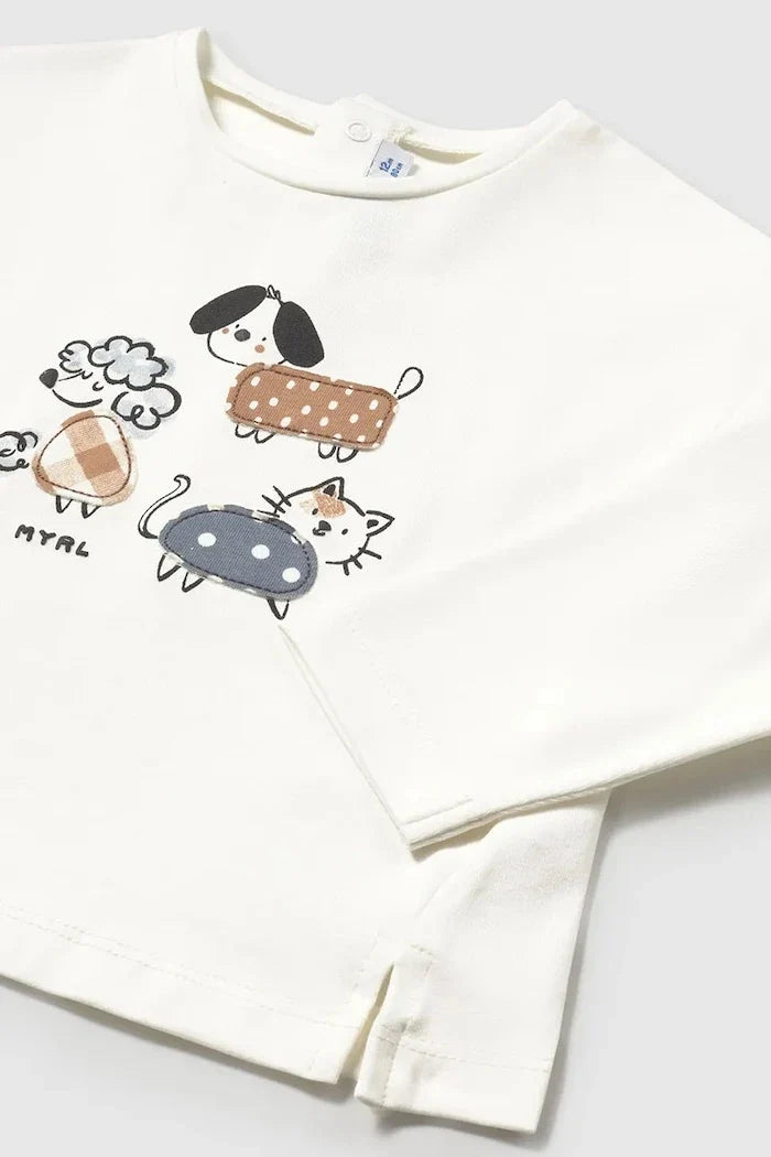 Blusa de manga larga para niños Mayoral