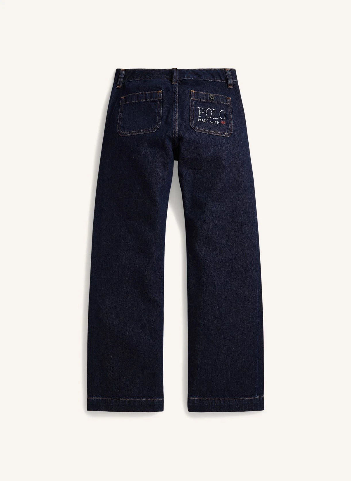 Ralph Lauren - İşlemeli cep polo tişörtü | Mavi