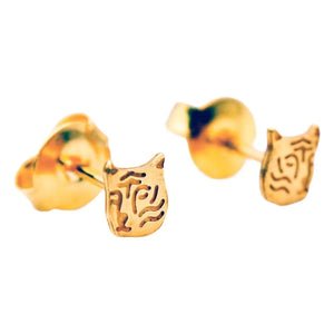 Adorabili - Pendientes Tigre | Oro