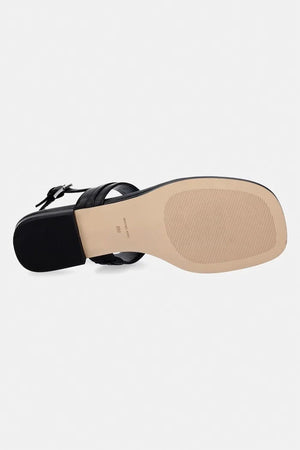 Sandalia plana de cuero para mujer Michael Michael Kors Marcia Thong