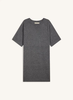 Vanessa Bruno - Vestido Hermione de lana merino | gris jaspeado