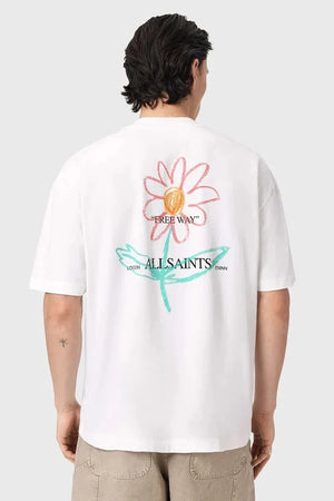 AllSaints Camiseta Oversize de Algodón para Hombre CRAYO