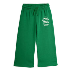 Mini Rodini - Pantalón de chándal Travel Agency de algodón orgánico | Verde