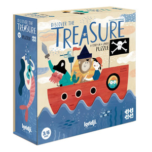 Londji - Puzzle de Suelo "Descubre el Tesoro" - 40 Piezas