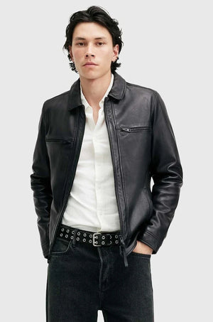 Chaqueta de cuero AllSaints LUCK