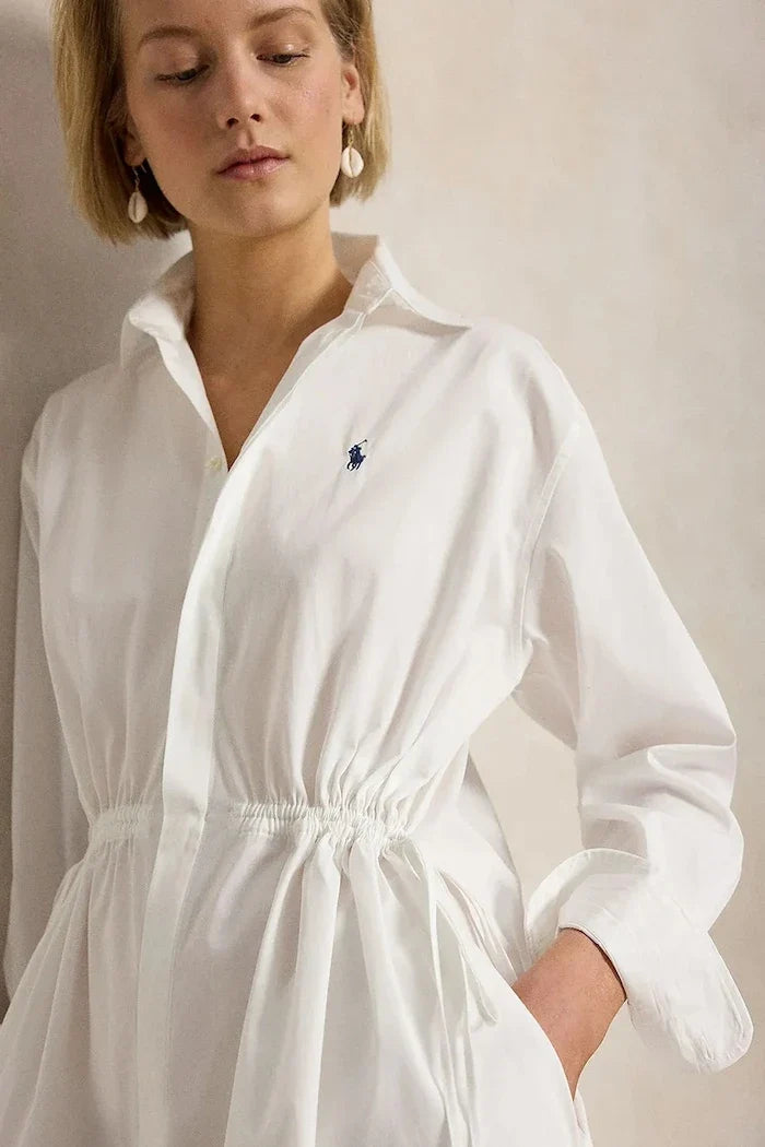 Polo Ralph Lauren vestido camisero de algodón MW CTN PW-WVN-DRESSES