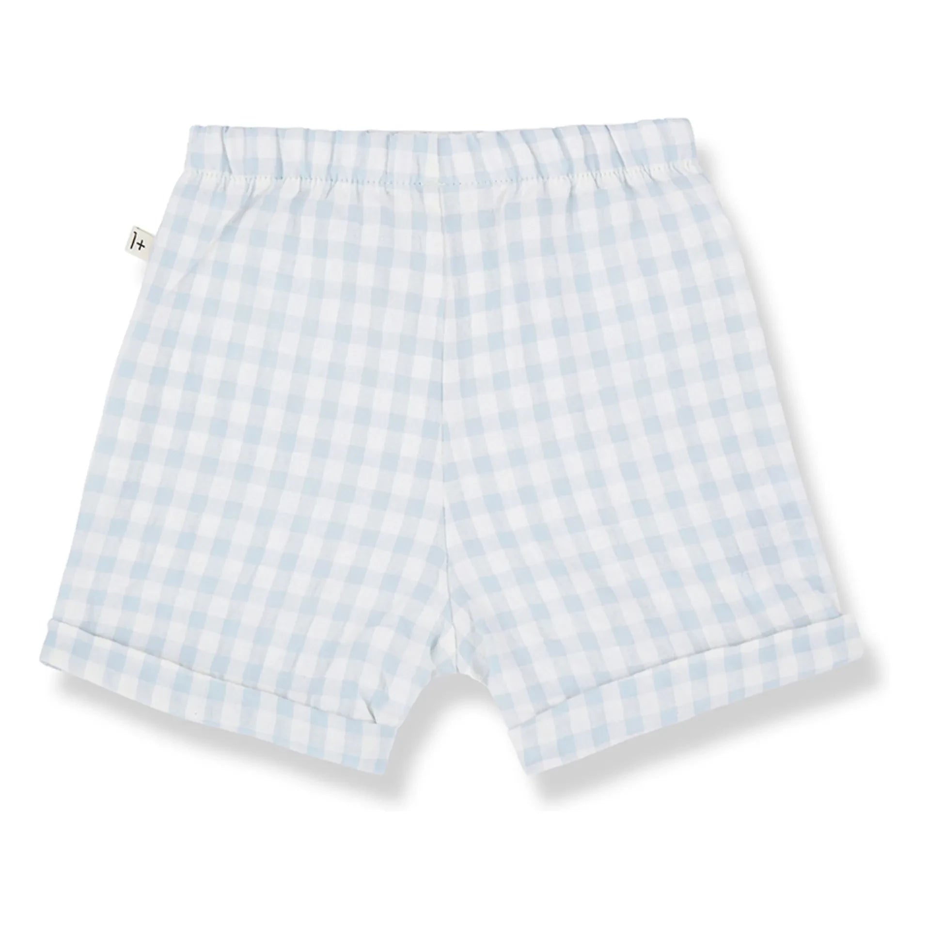 1+ en la familia - Bermuda Tinos Vichy Seersucker | Azul claro