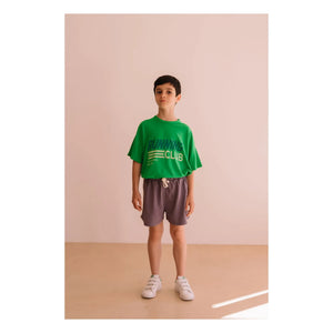 We Are Kids - Camiseta de algodón orgánico Dylan Running Club | Verde Prado