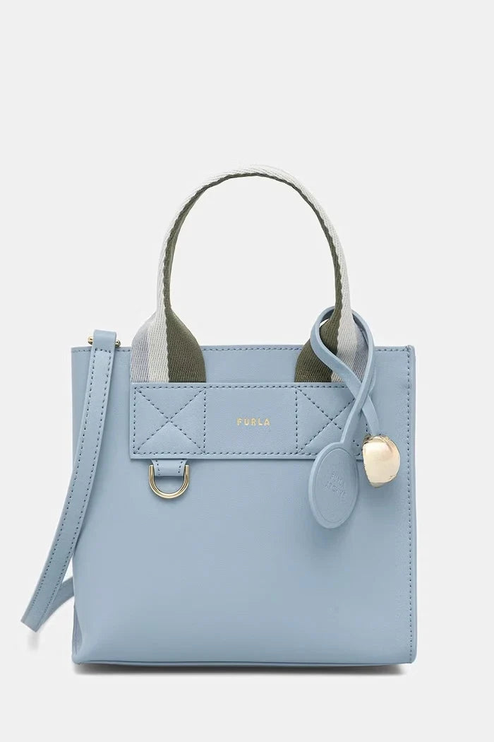 Bolso bandolera de piel para mujer Furla Divide It Mini Tote