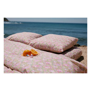 Louise Misha - Funda de almohada Valerie de algodón orgánico | Amarillo
