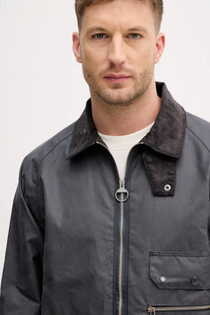Barbour cazadora de entretiempo de algodón para hombre