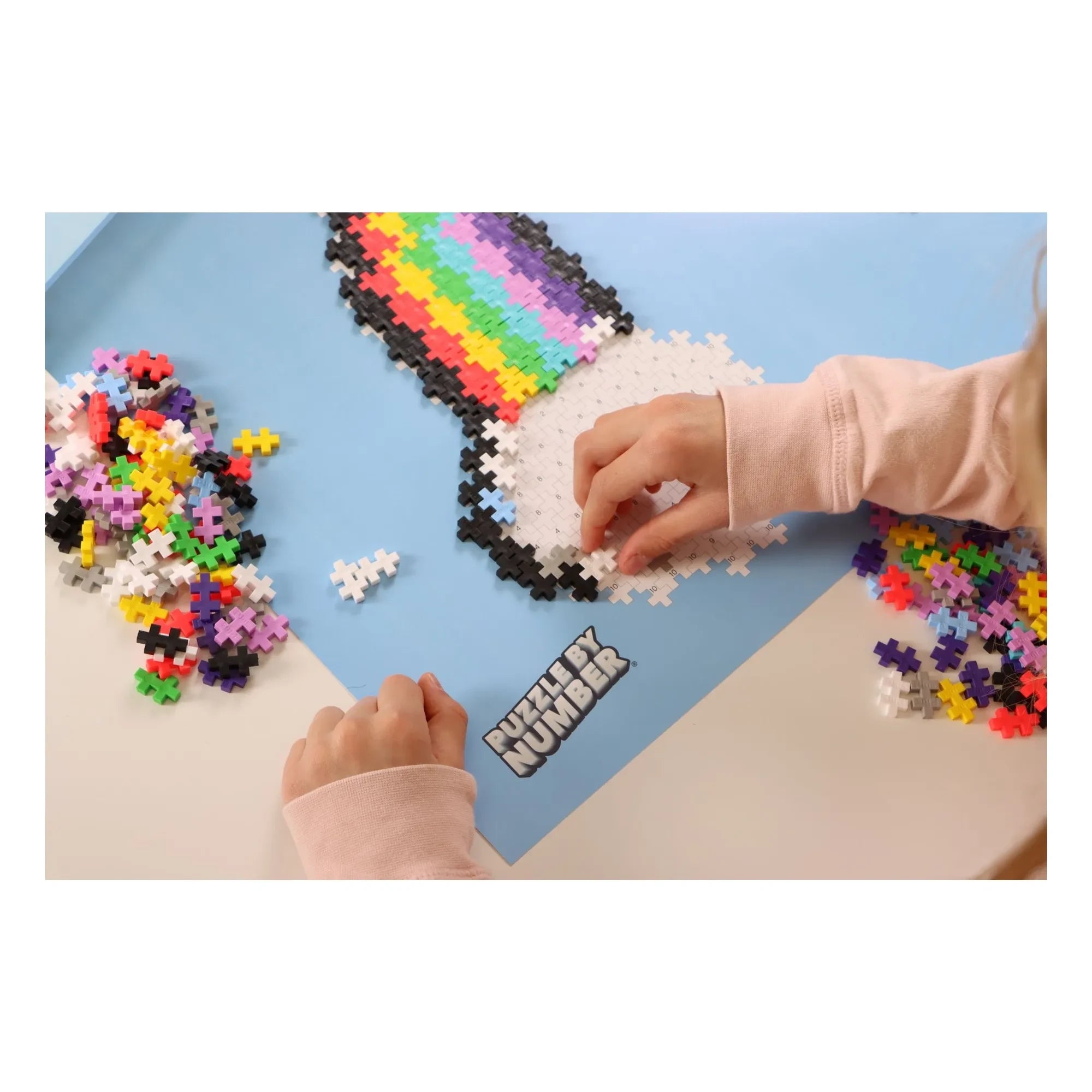Plus-Plus - Puzzle arcoíris - 500 piezas