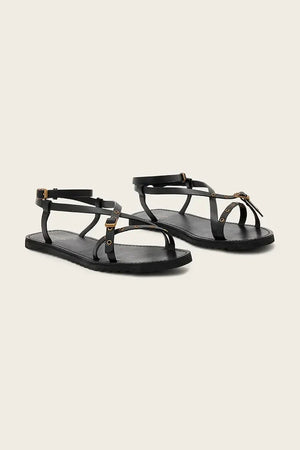 Sandalias de cuero Tyla Eyelet Sandal para mujer de AllSaints