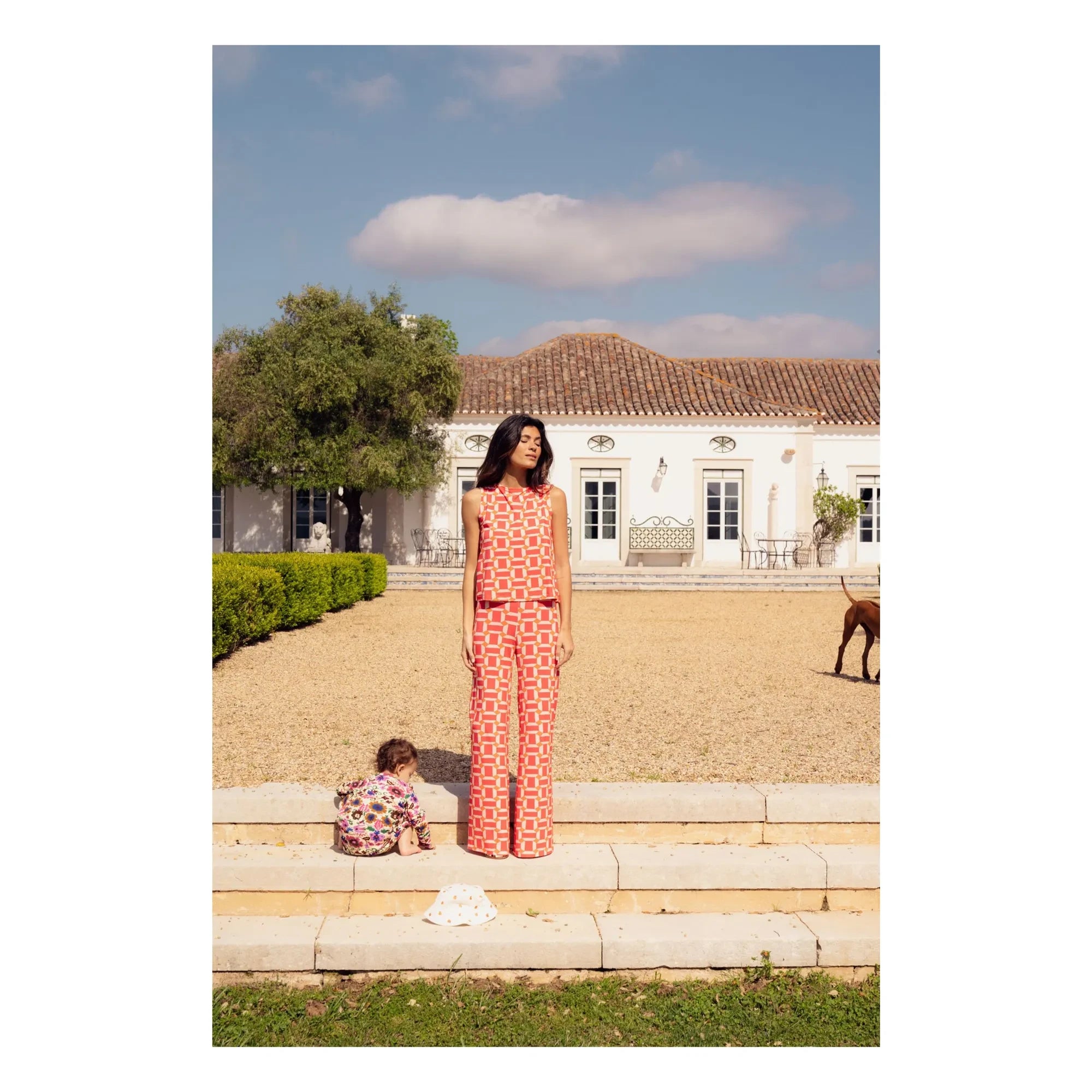 Colección Paloma - Pantalón Andrea Pink Mama - Ropa de mujer | Rosa