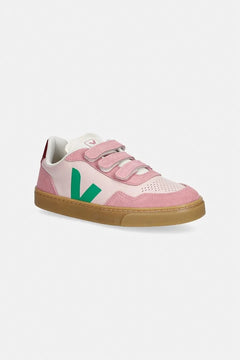 Zapatillas deportivas de cuero Veja Small V-90 para niños
