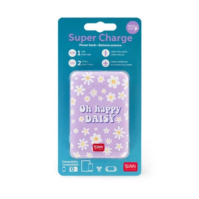 Legami - Batería portátil Daisy - Mi superpoder