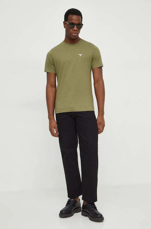 Camiseta básica de algodón Barbour ESSENTIALS para hombre