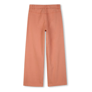 Chloé - Pantalones de lino y algodón orgánico | Coral