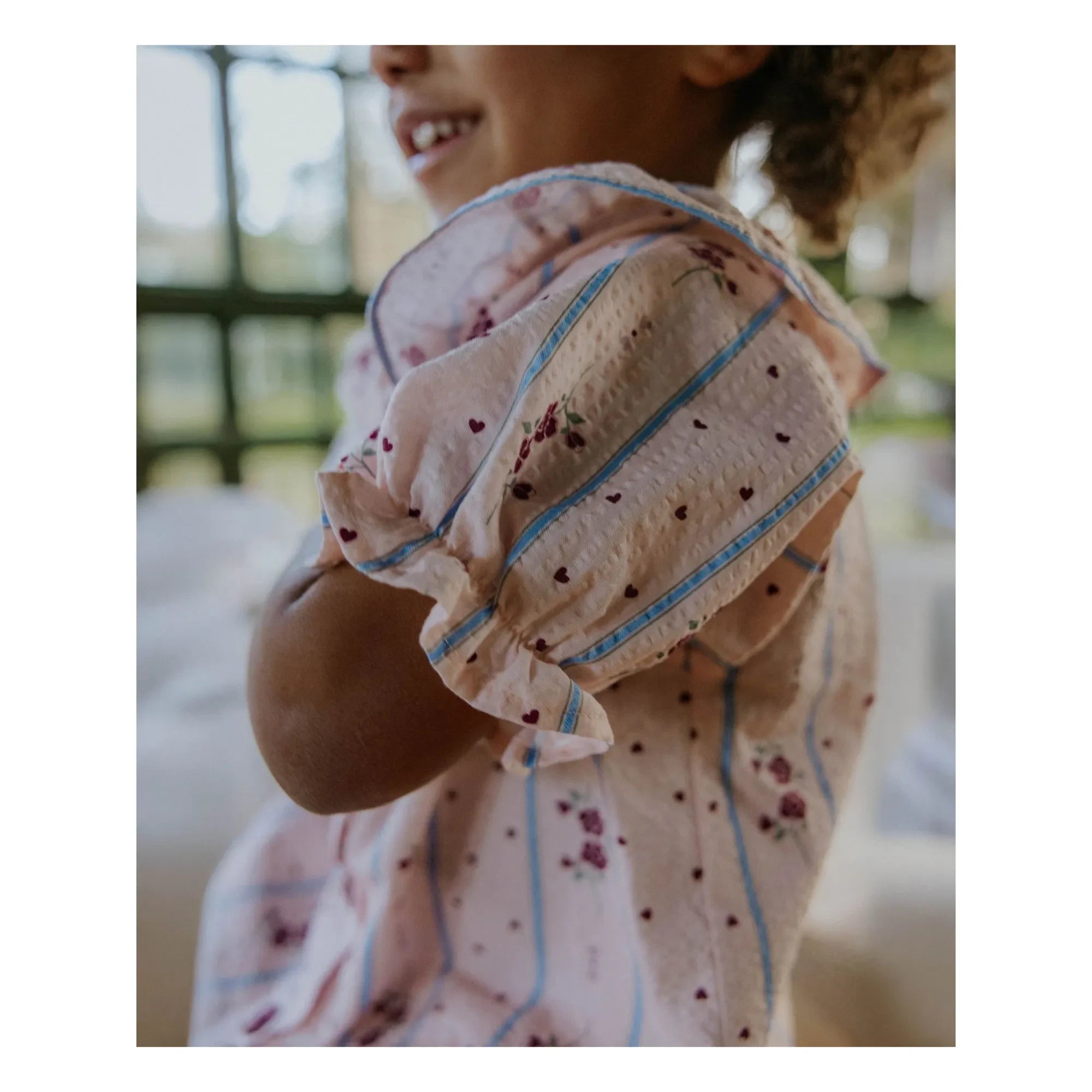 Fliink - Blusa con volantes Colombe | Rosa