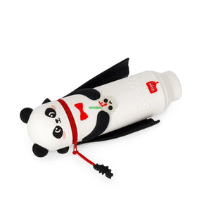 Legami - Panda Bam-Boo 2 en 1 Estuche de silicona para bolígrafos - Adorable