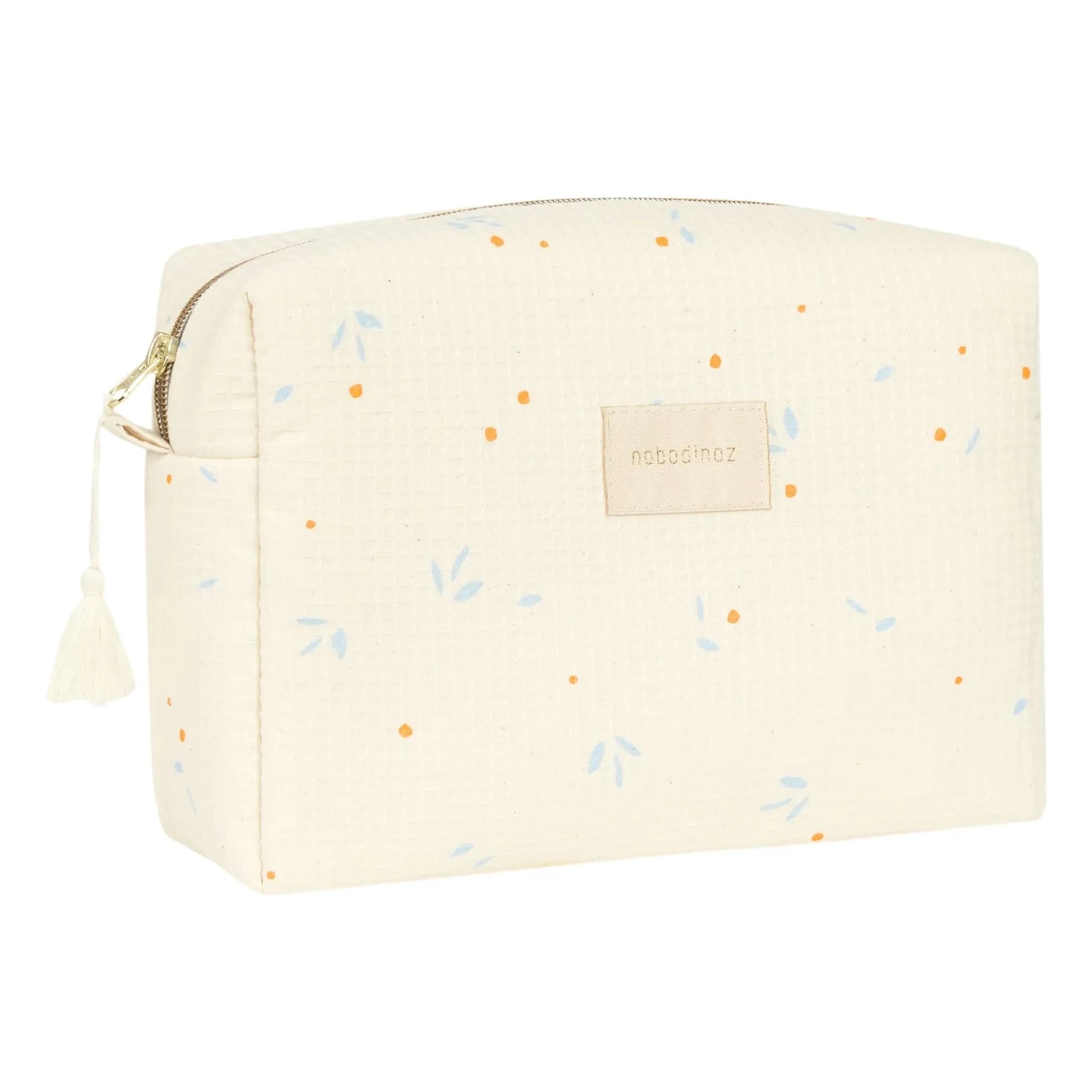 Nobodinoz - Neceser Diva Cerezas Naranjas | Beige
