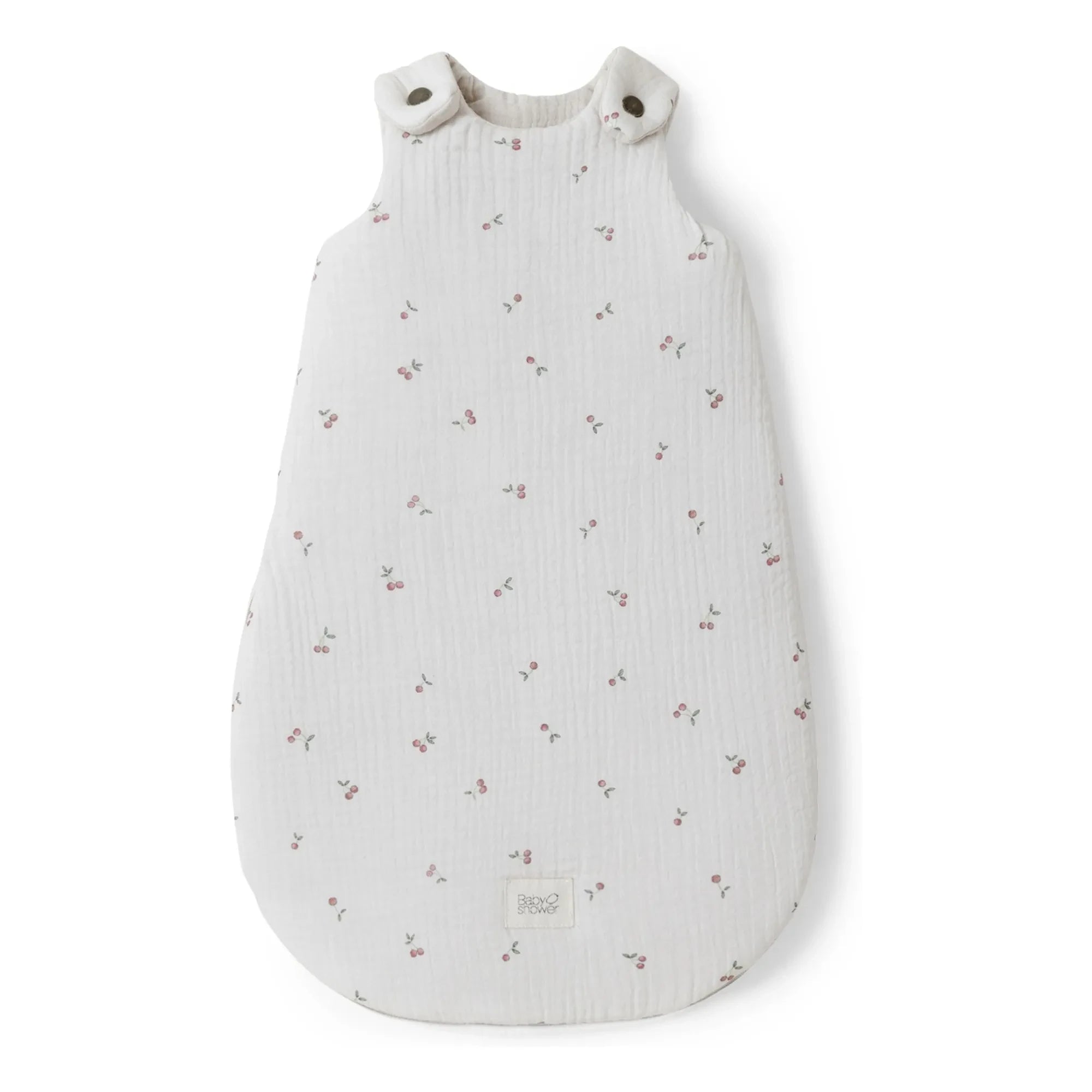 Babyshower - Saco de dormir para bebé con cerezas | Crudo