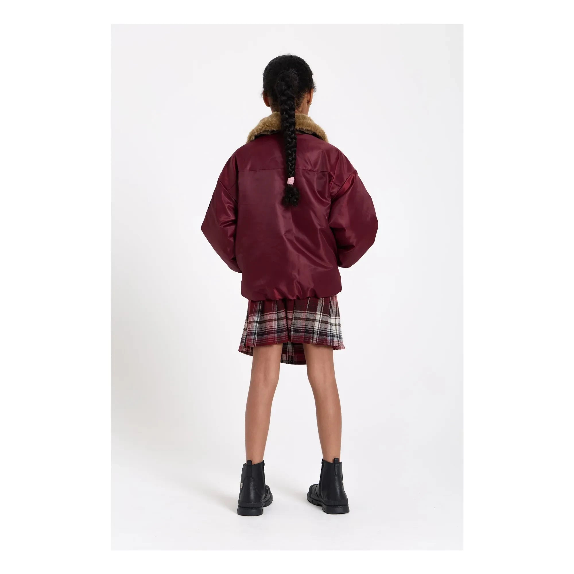 Pan comido - Chaqueta bomber Aria | Berenjena