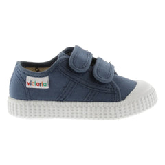 Victoria - Zapatillas deportivas de lona con velcro | Azul