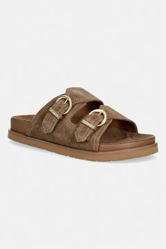 Gant zapatillas destalonadas de mujer de ante con puntera abierta Mardale
