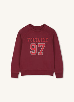 Zadig & Voltaire - Sudadera Voltaire 97 Algodón orgánico | Burdeos