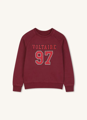 Zadig & Voltaire - Sudadera Voltaire 97 Algodón orgánico | Burdeos