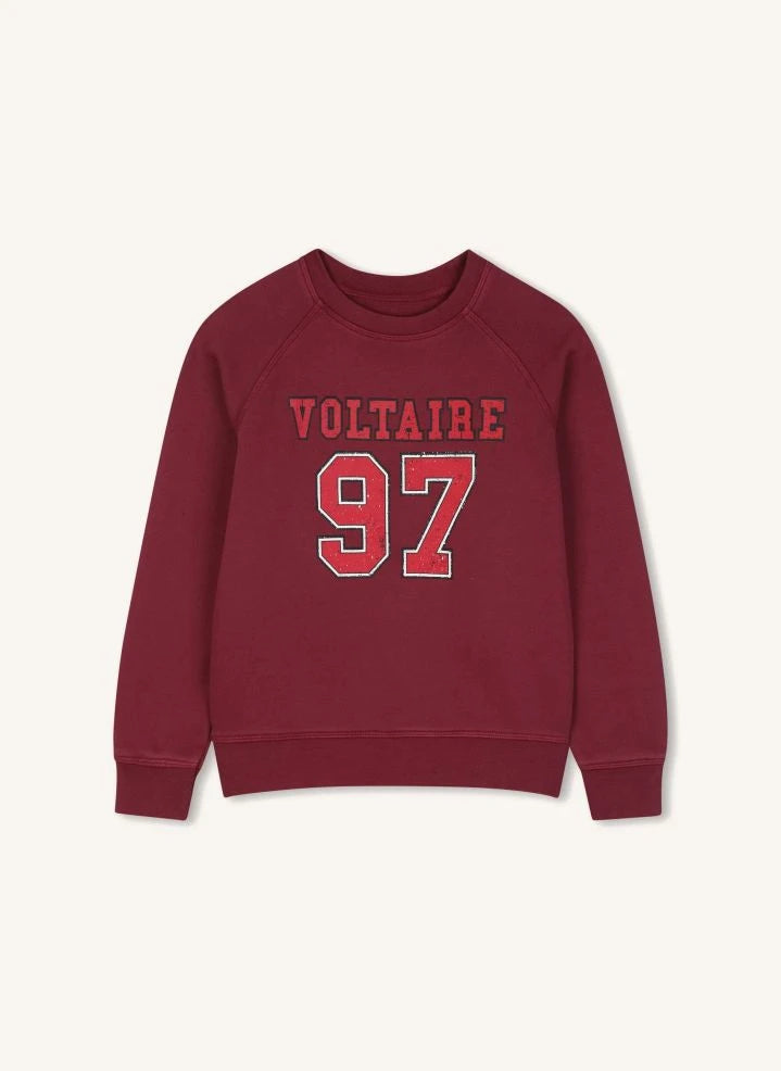 Zadig & Voltaire - Sudadera Voltaire 97 Algodón orgánico | Burdeos