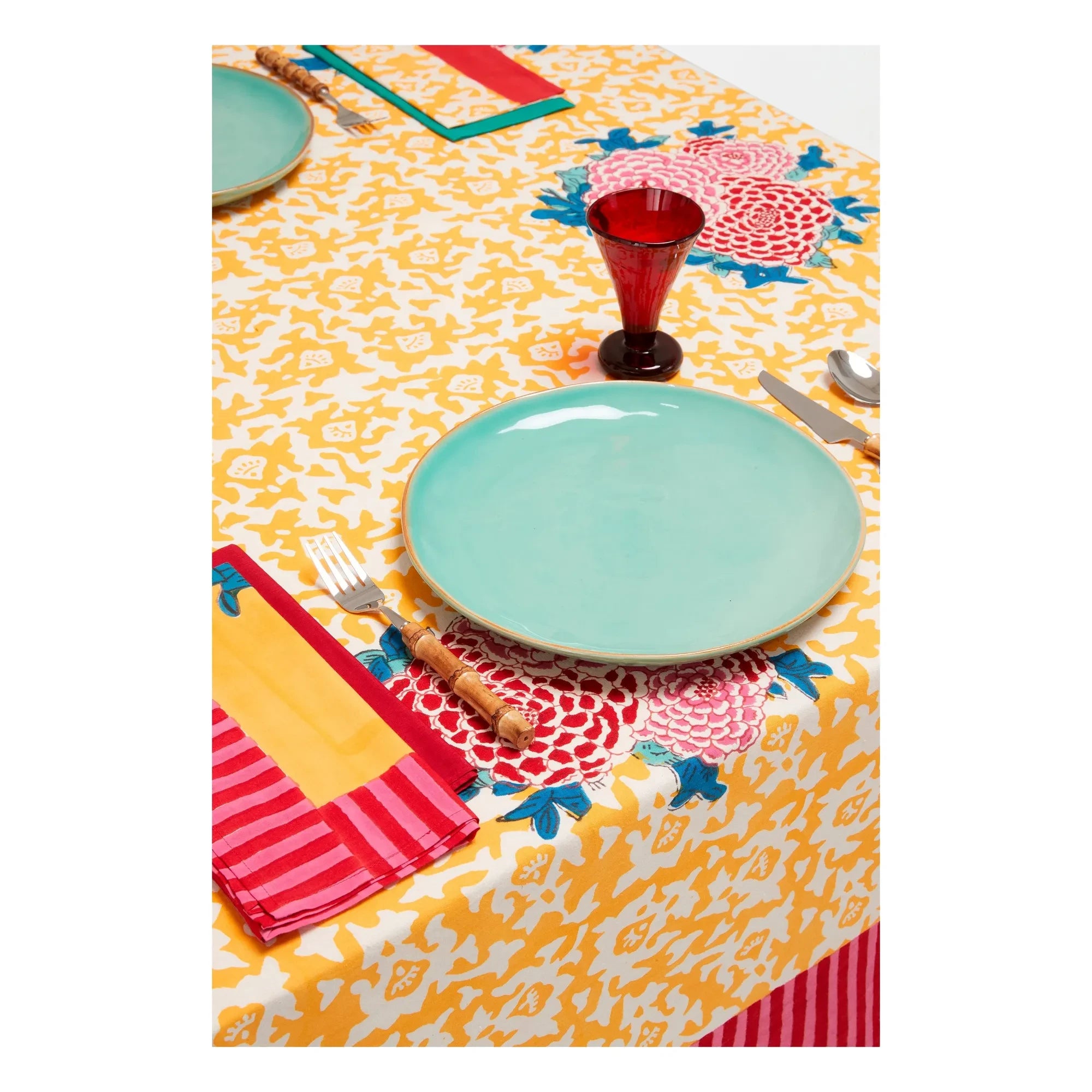 Lisa Corti - Mantel Arabesco Corolla | Amarillo