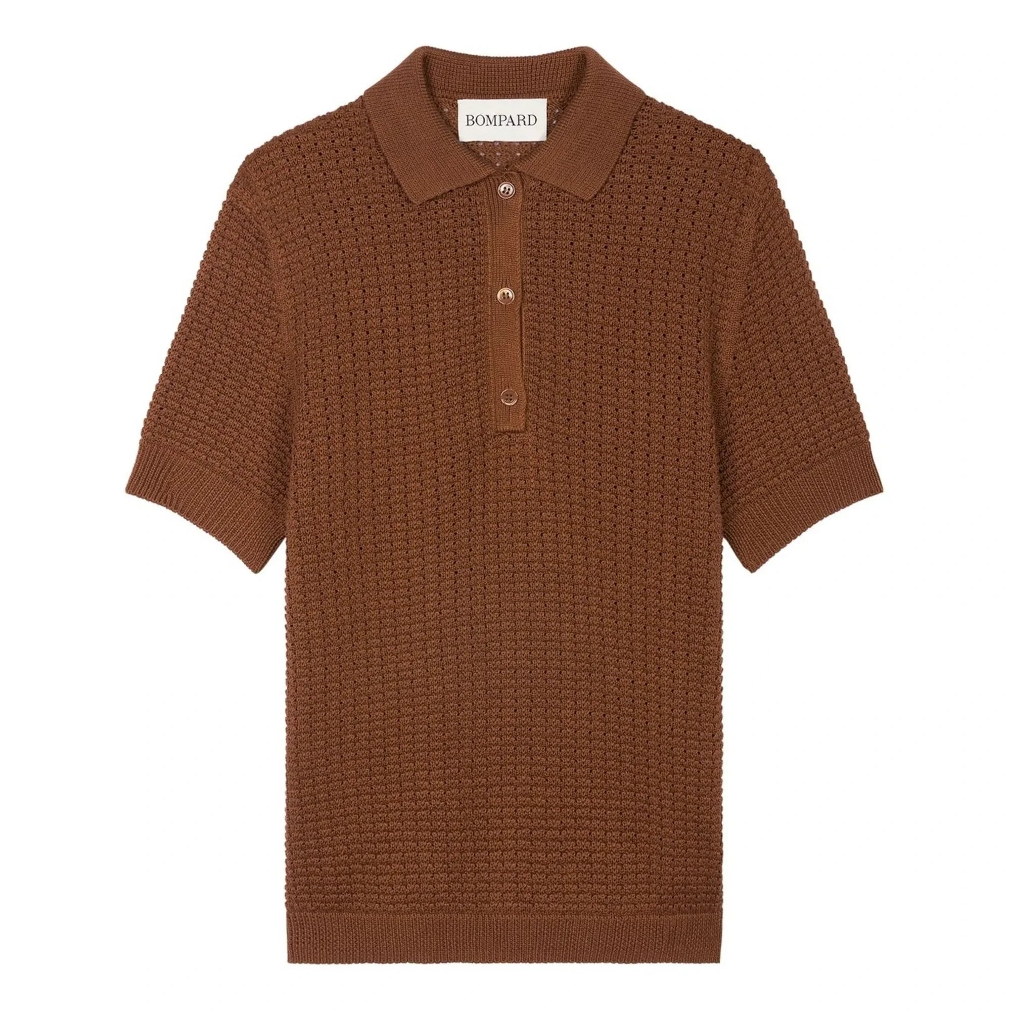 Bompard - Polo de punto calado gofrado | Hena