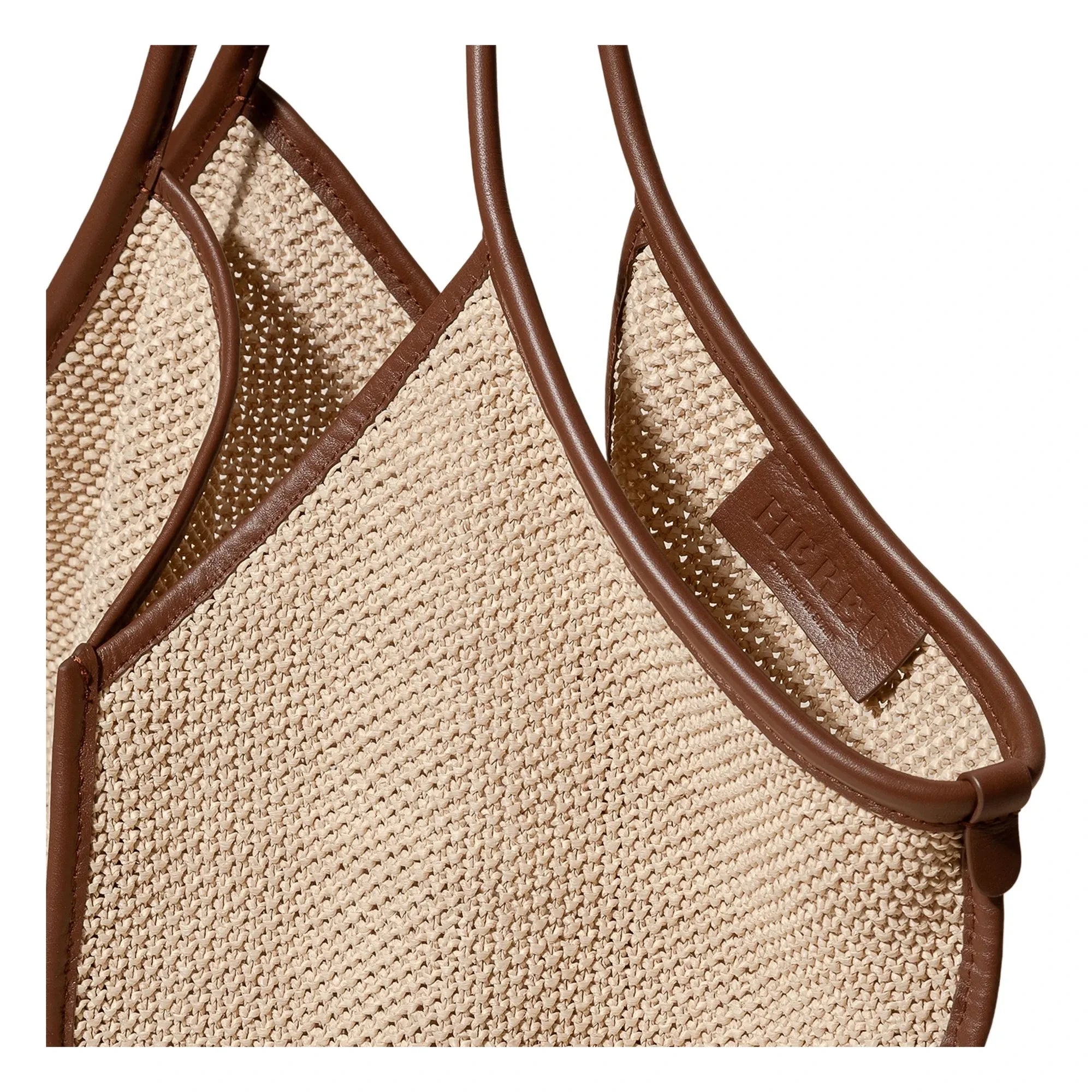Hereu - Bolso suave de rafia Calella | Beige