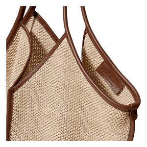 Hereu - Bolso suave de rafia Calella | Beige