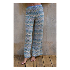 Baie Brune - Pantalones de punto Maud | Azul