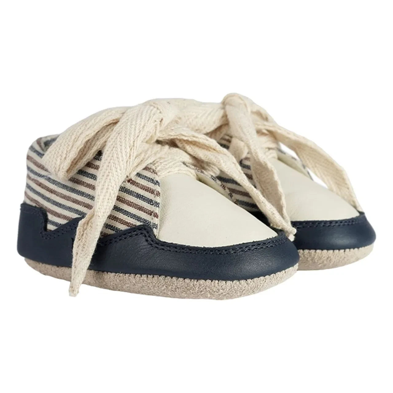 Donsje - Pluksel Zapatillas Rayadas | Azul marino