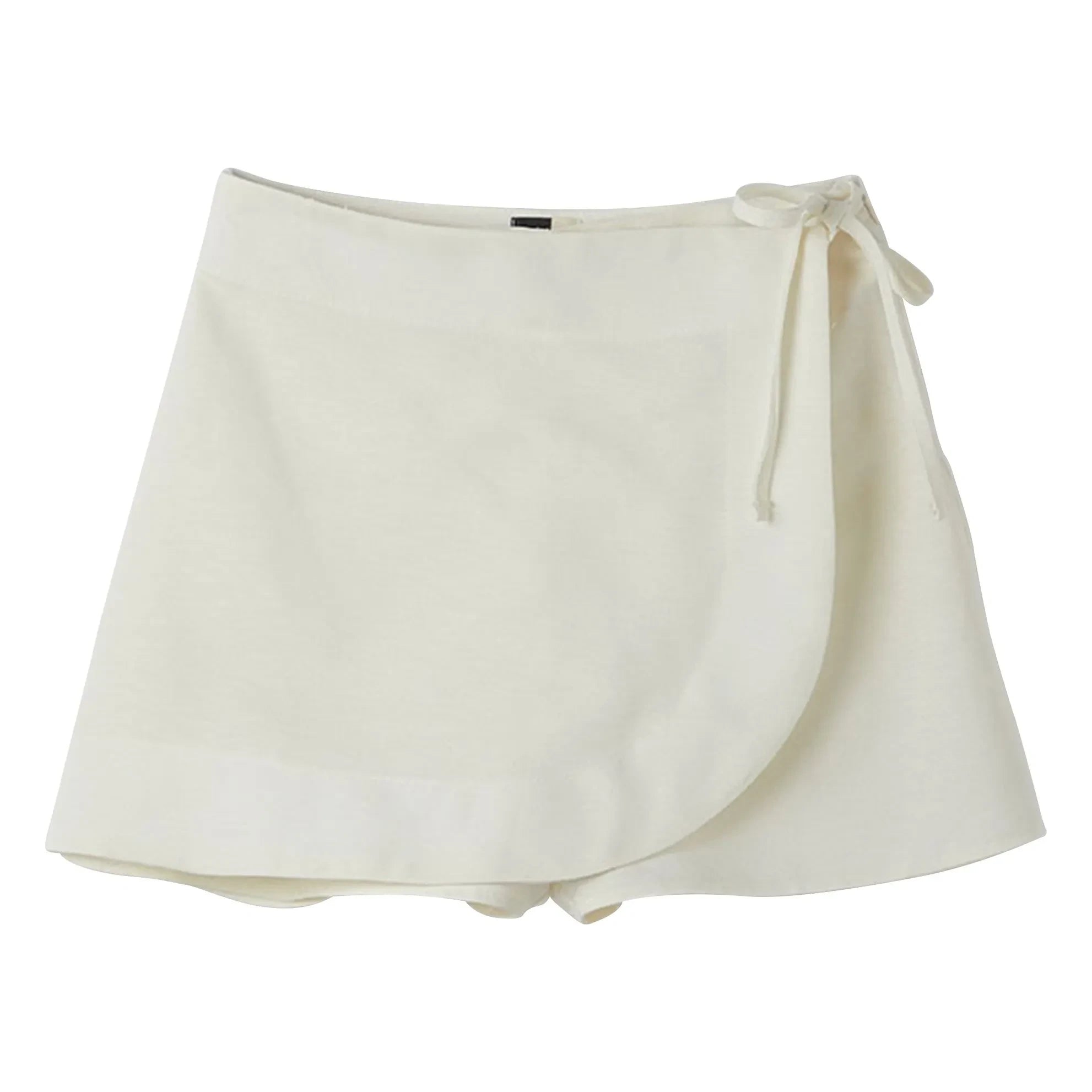 Fabula - Minifalda Fruncida | Blanca