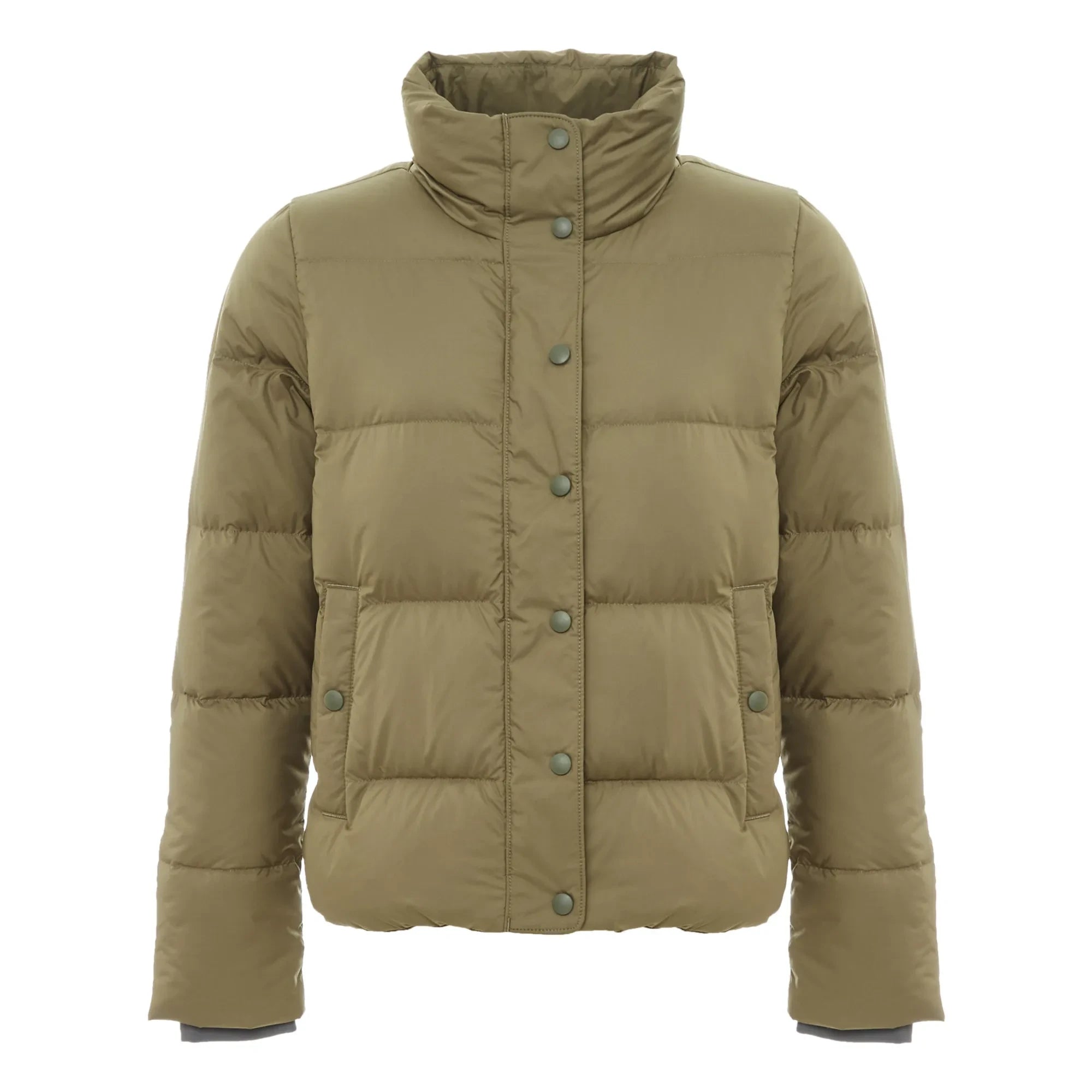 Patagonia - Abrigo Acolchado Silent Down - Colección Mujer | Caqui
