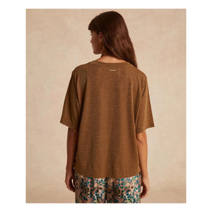 Momoni - Camiseta metálica Iora | Tabaco