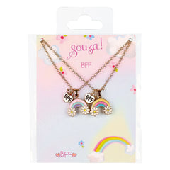 Souza - Set de regalo BFF - Collares de arcoíris