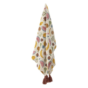 Bloomingville Mini - Fruitta Geri Dönüştürülmüş Pamuklu Örtü