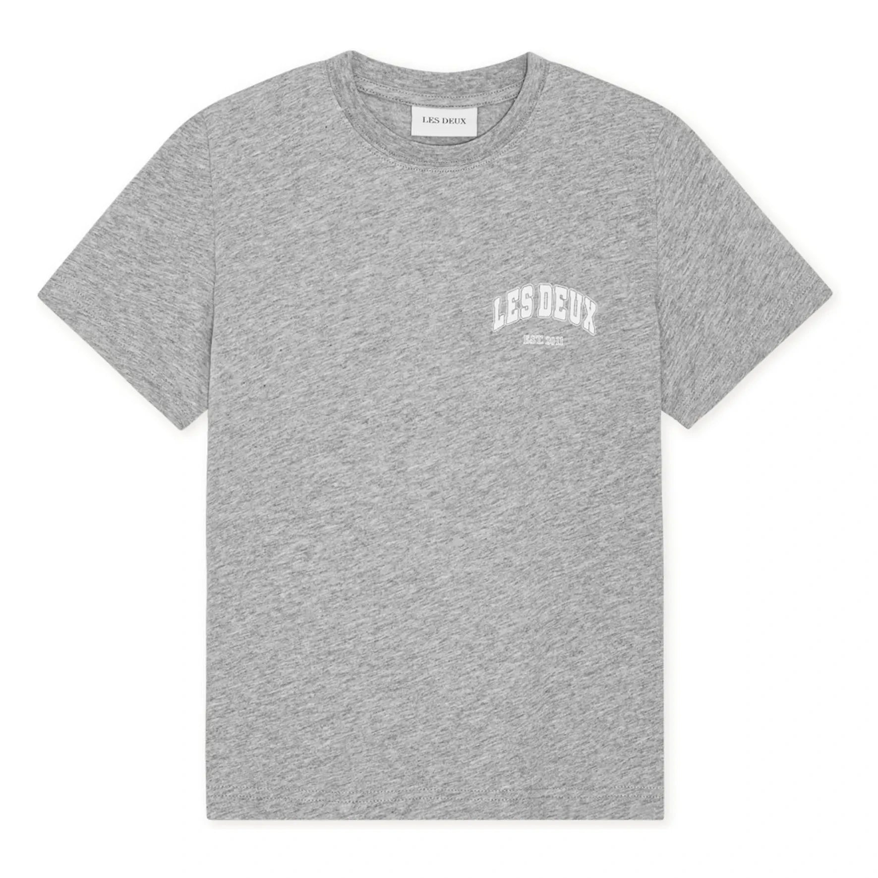 Les Deux - Camiseta de Algodón Orgánico Hoop | Gris