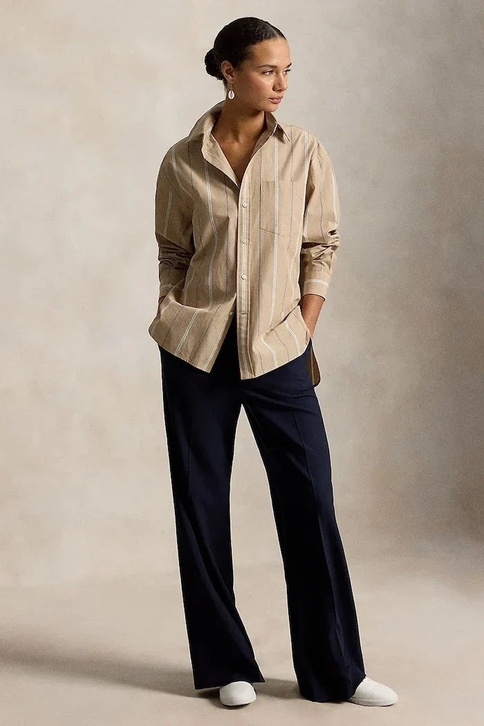 Camisa de algodón Polo Ralph Lauren para mujer