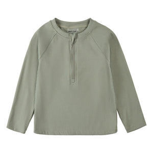 Petit Lem - Camiseta con textura y protección UV Fibras recicladas | Caqui