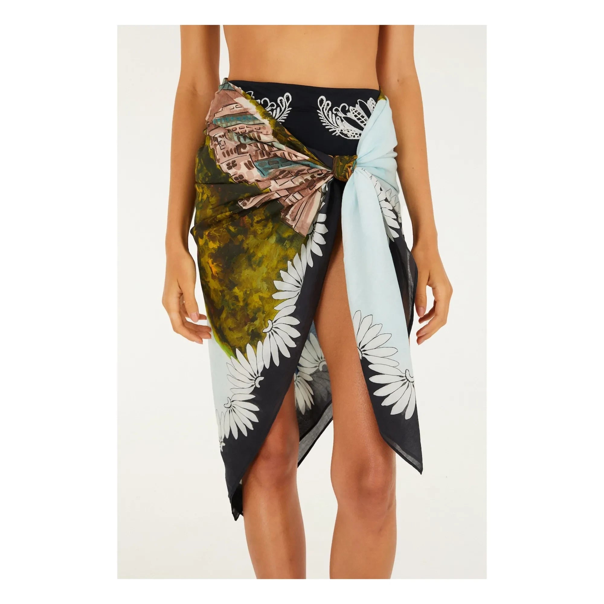 Farm Rio - Blusa amarilla | Azul